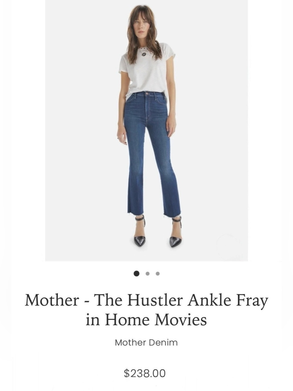 MOTHER Hustler Ankle Fray, Size 26 - Picture 9 of 16